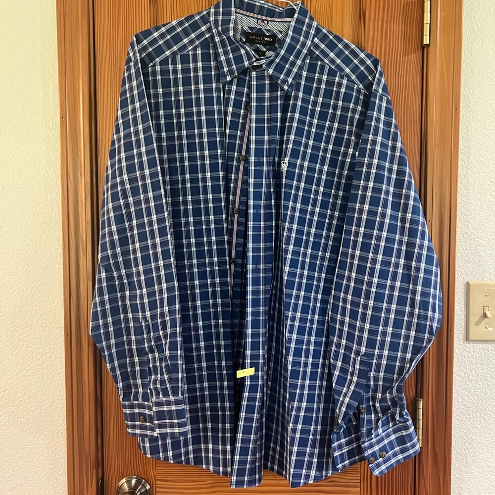 Mens Ariat Pro Series Button Down Shirt